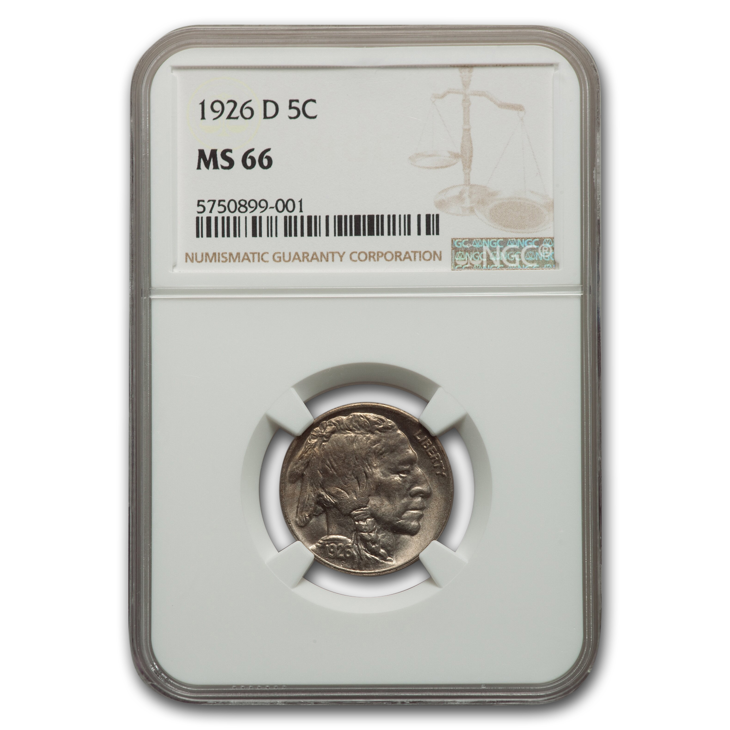 Buy 1926-D Buffalo Nickel MS-66 NGC