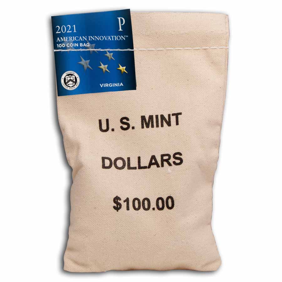 Buy 2021-P Amer Innovation $1 CB 100-Coin Bag VA