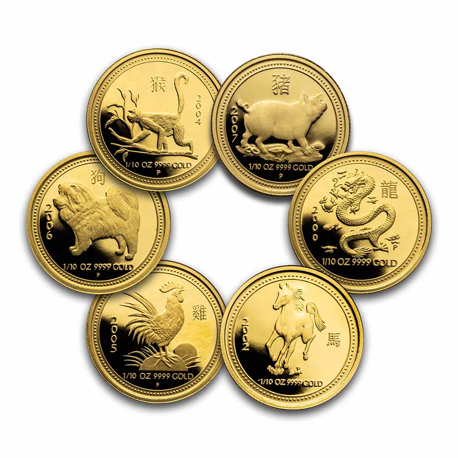 Buy Australia Gold Proof Lunar Coin Random Year
