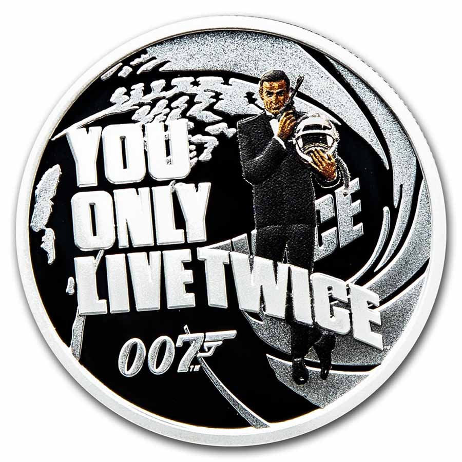 Buy 2021 TUV 1/2 oz Ag 007 Bond You Only Live Twice - Click Image to Close