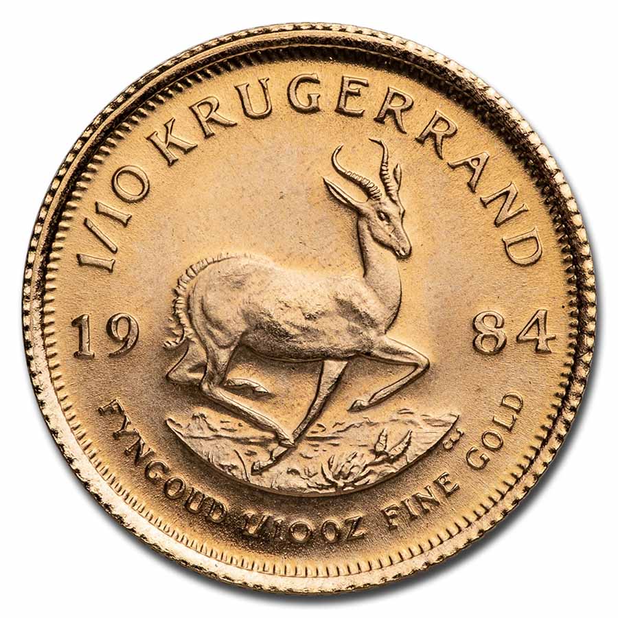 Buy 1984 South Africa 1/10 oz Gold Krugerrand BU