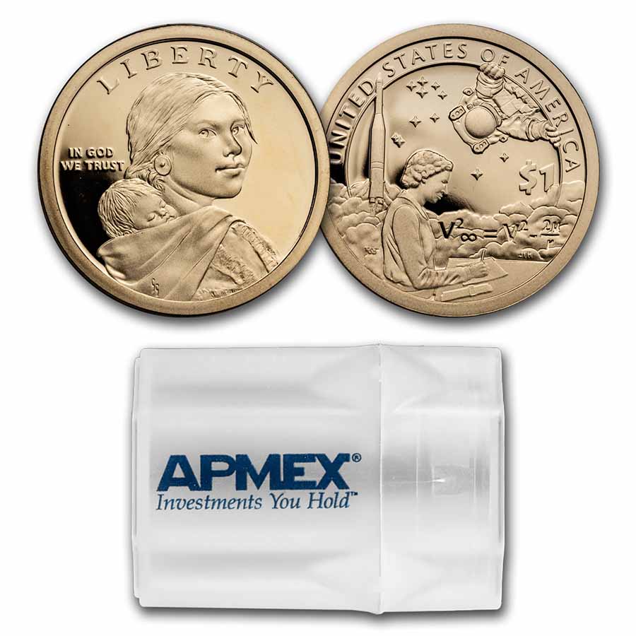 Buy 2019-S Native Amer $1 - Mary Golda Ross 20-Coin Roll Gem Proof