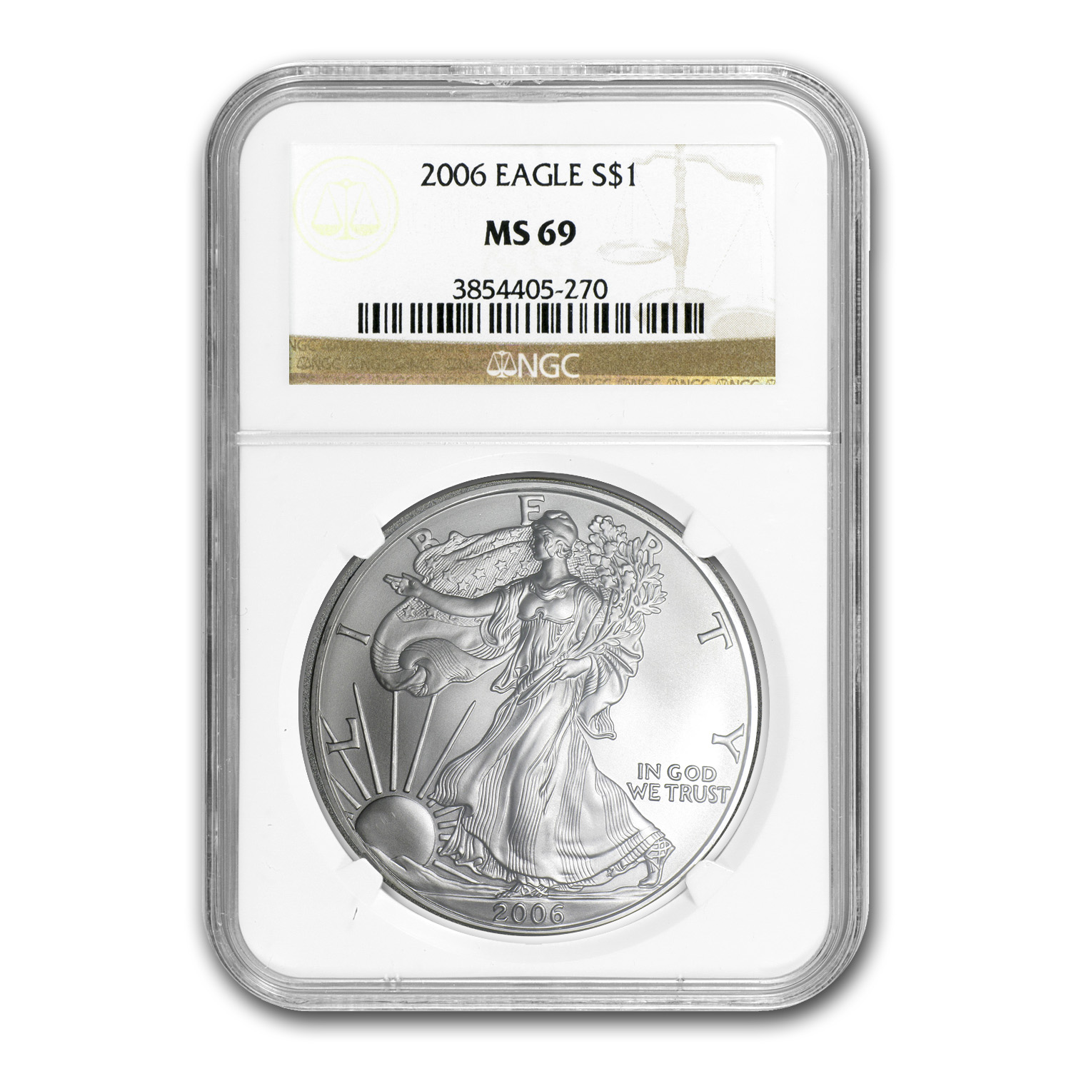 Buy 2006 American Silver Eagle MS-69 NGC