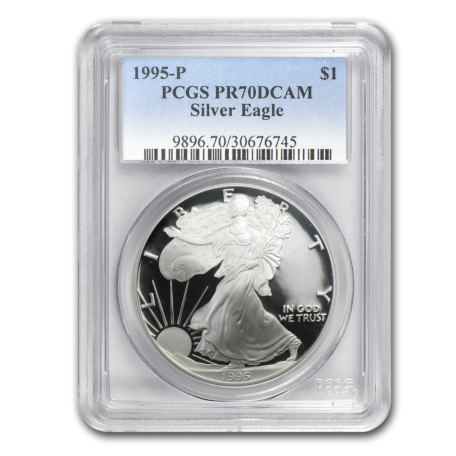 Buy 1995-P Proof American Silver Eagle PR-70 PCGS