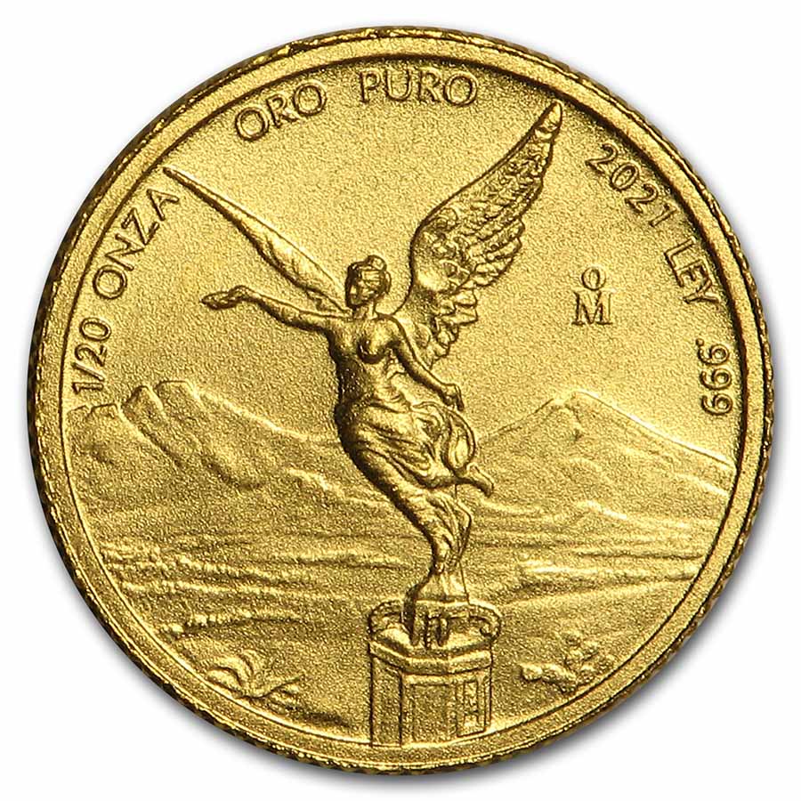 Buy 2021 Mexico 1/20 oz Gold Libertad BU