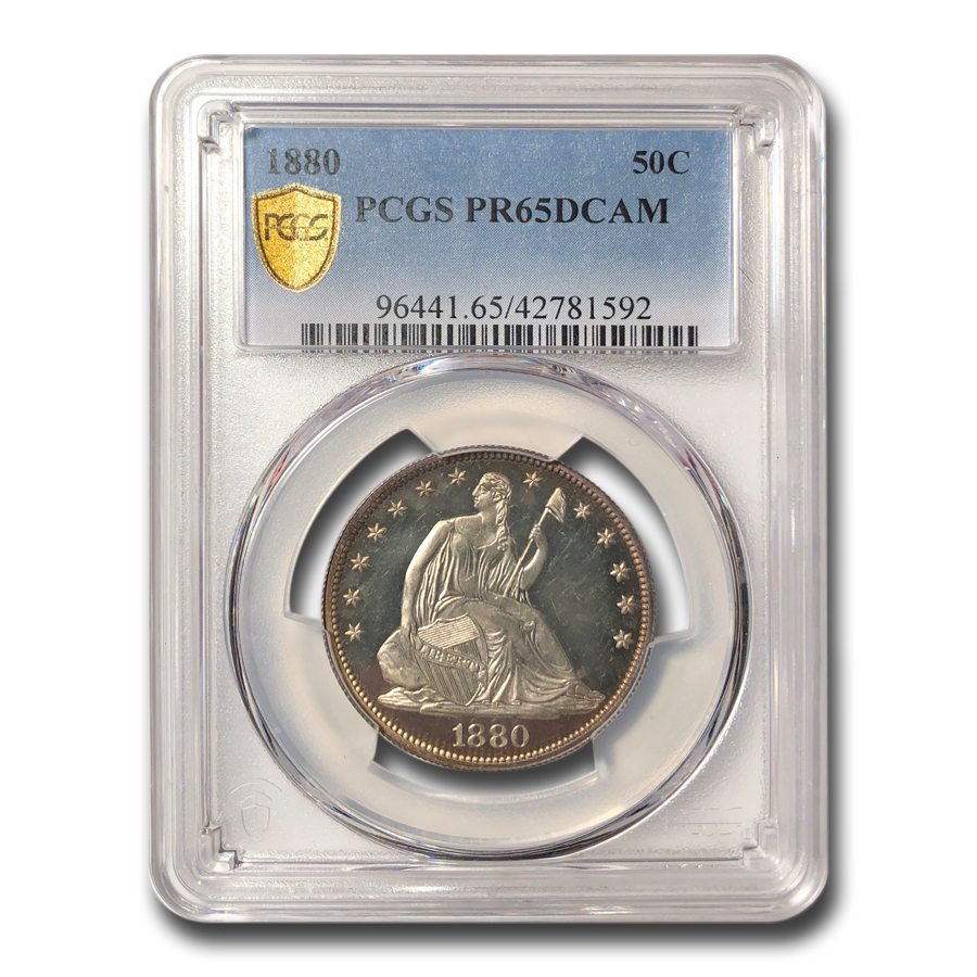 Buy 1880 Seated Liberty Half Dollar PR-65 DCAM PCGS