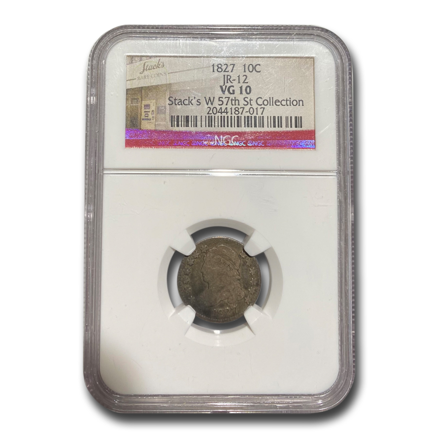 Buy 1827 Capped Bust Dime VG-10 NGC (JR-12)