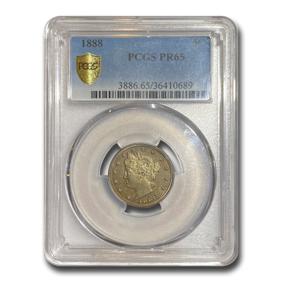 Buy 1888 Liberty Head V Nickel PR-65 PCGS