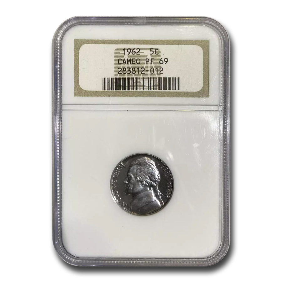 Buy 1962 Jefferson Nickel PF-69 Cameo NGC