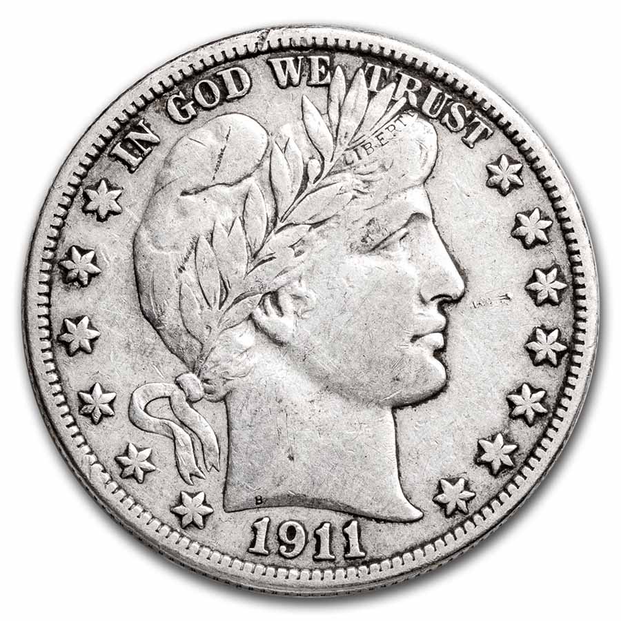 Buy 1911-S Barber Half Dollar XF