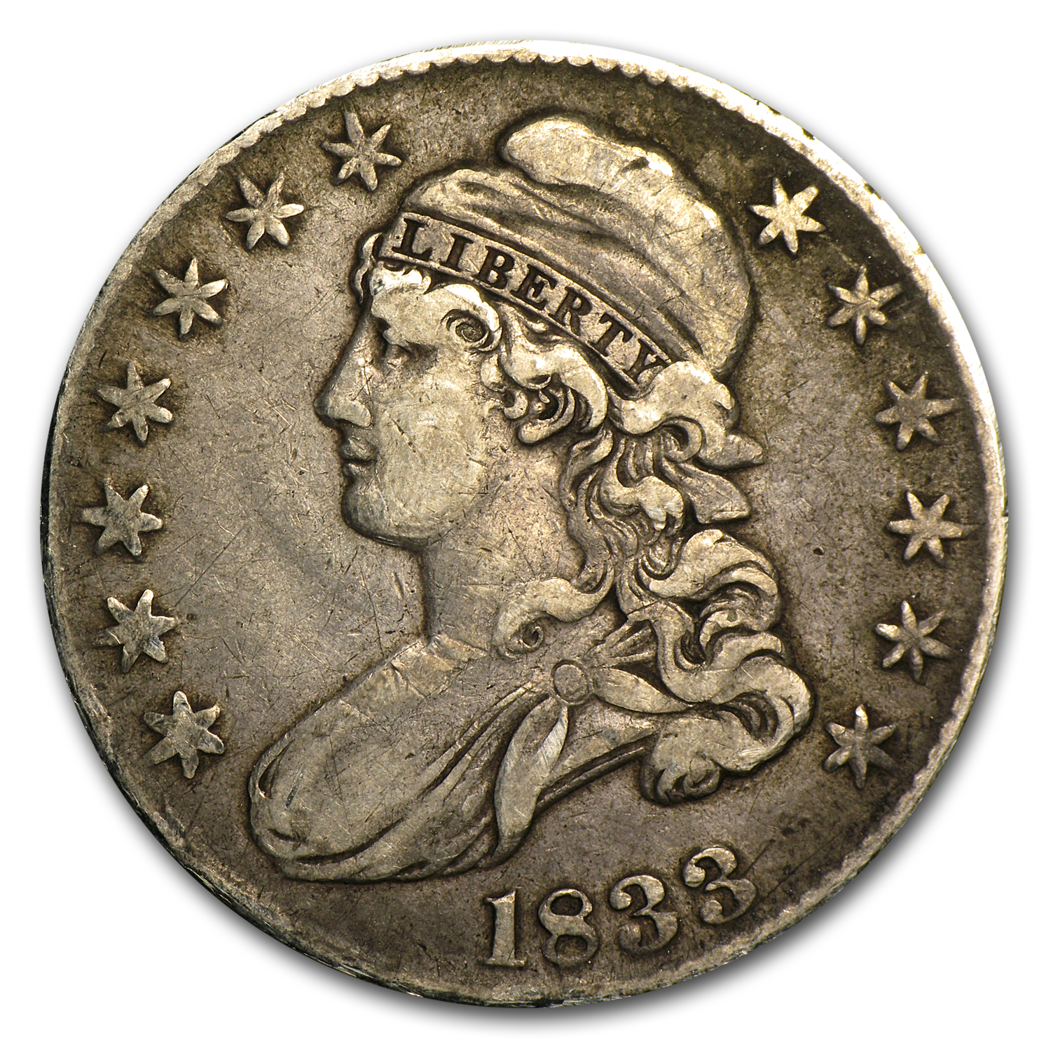 Buy 1833 Bust Half Dollar XF