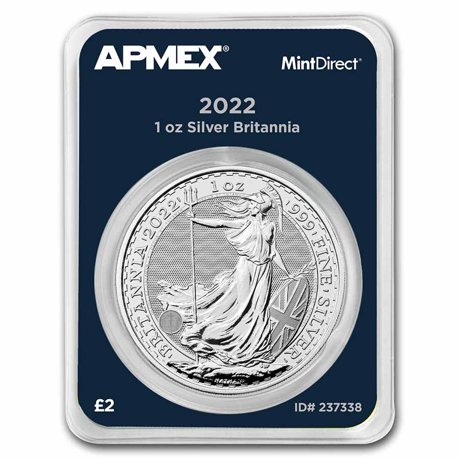 Buy 2022 Great Britain 1 oz Silver Britannia (MintDirect? Single)