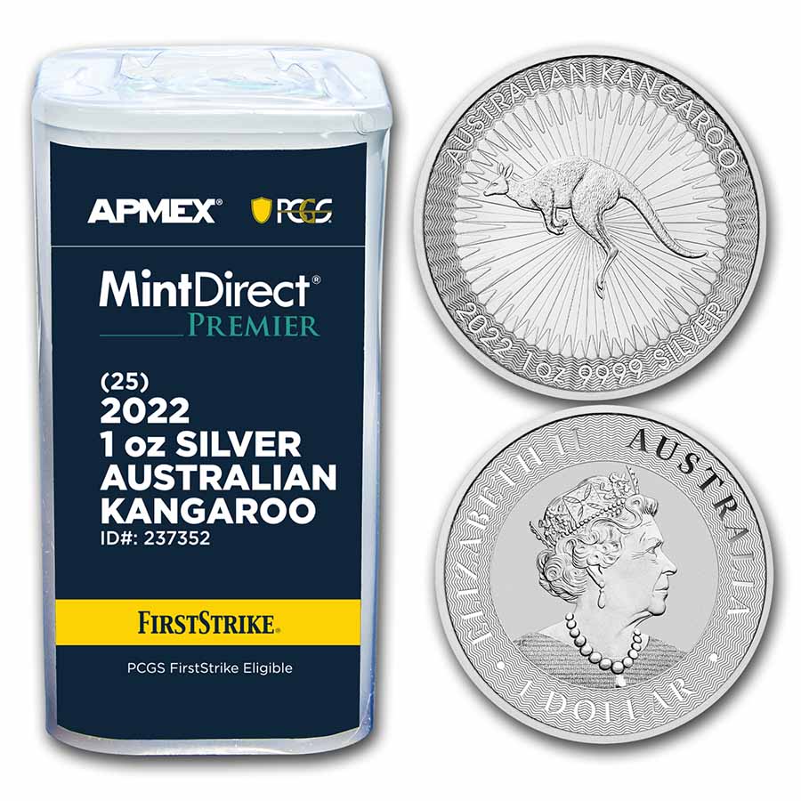 Buy 2022 Australia 1 oz Silver Kangaroo (MD? Premier +PCGS FS Tube) - Click Image to Close