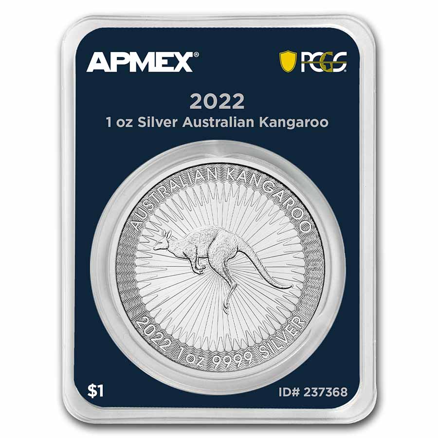 Buy 2022 Australia 1 oz Silver Kangaroo (MD? Premier+PCGS)