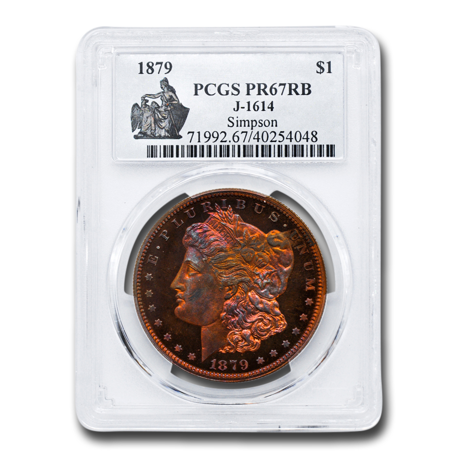 Buy 1879 Pattern Dollar PR-67 PCGS (Red/Brown, J-1614)
