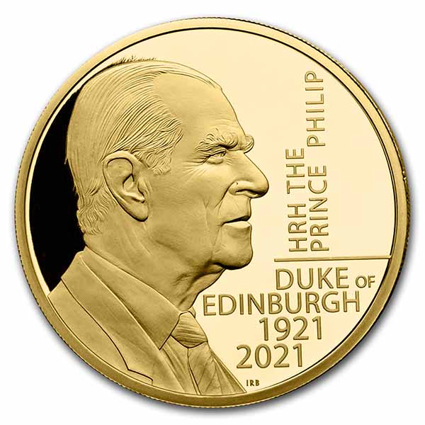 Buy 2021 The Prince Philip, Duke of Edinburgh 2 oz Gold Proof Coin - Click Image to Close