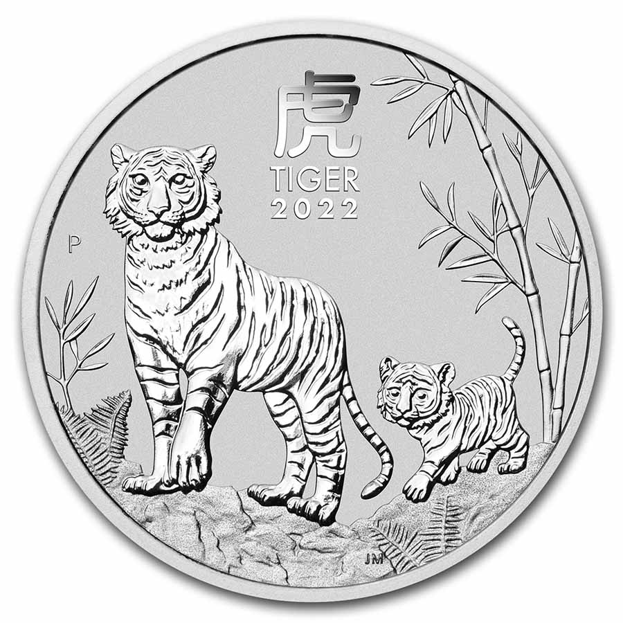 Buy 2022-P Australia 1 oz Silver Lunar Tiger BU (Series III)