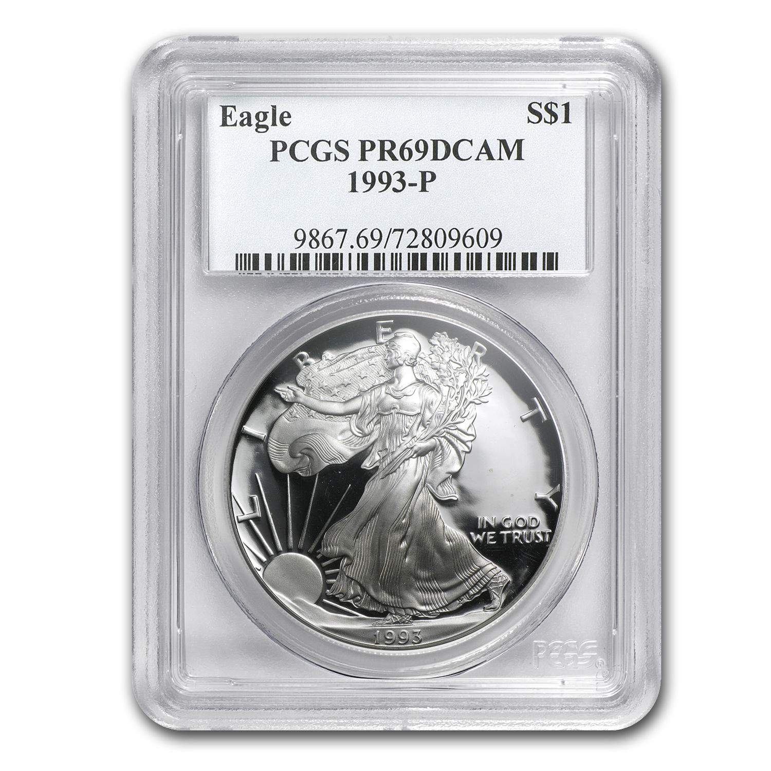 Buy 1993-P Proof American Silver Eagle PR-69 PCGS