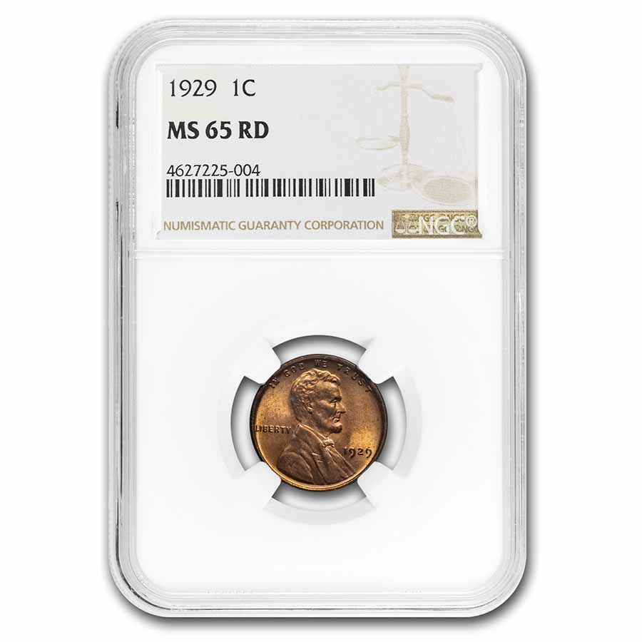 Buy 1929 Lincoln Cent MS-65 NGC (Red)