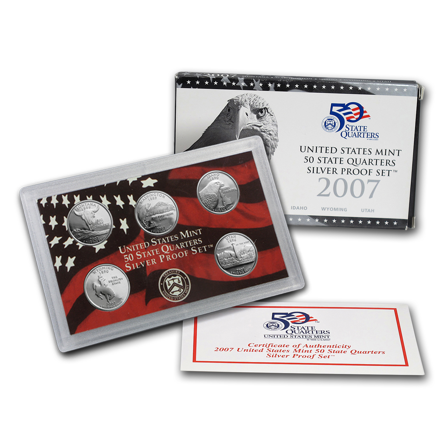Buy 2007 50 State Quarters Proof Set (Silver)