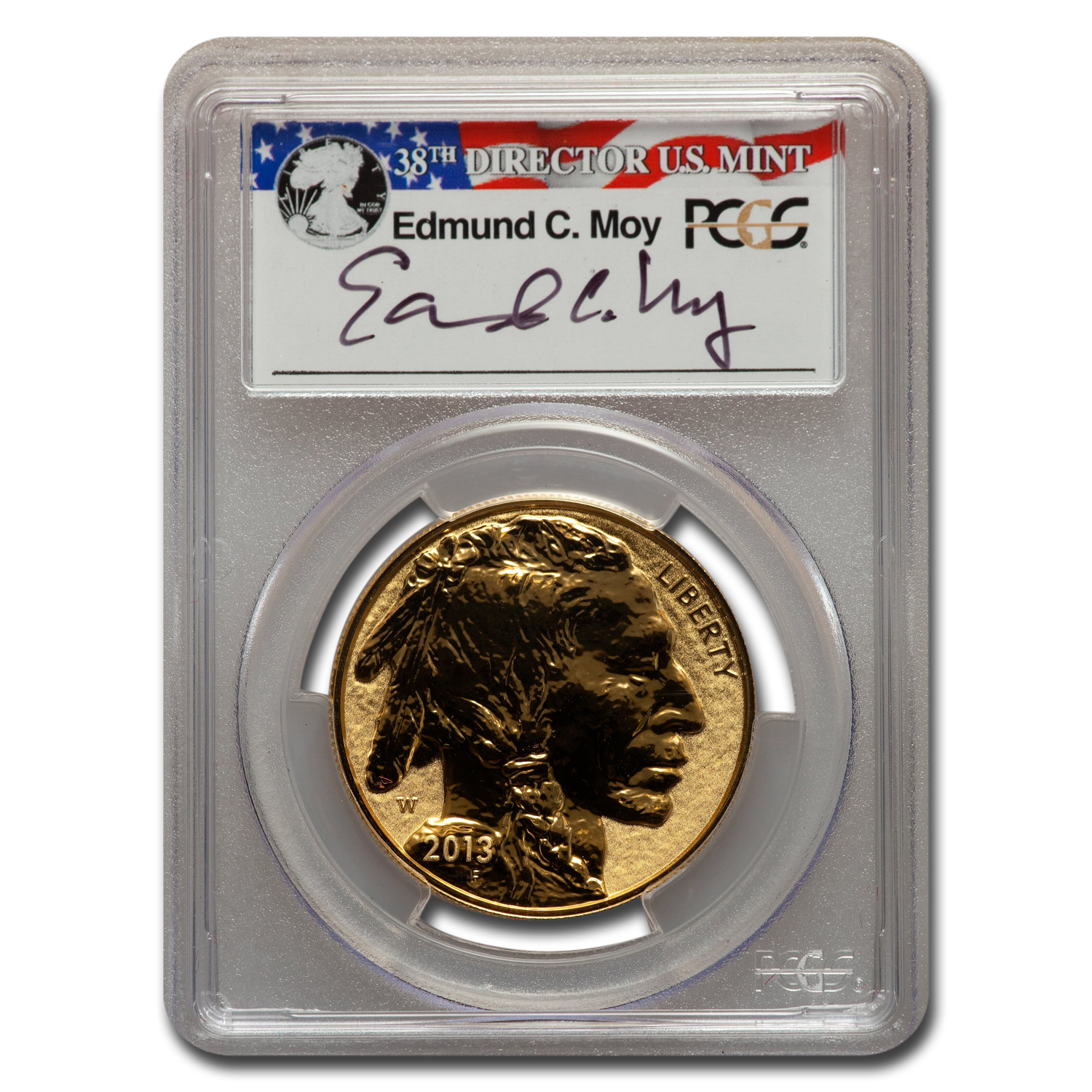 Buy 2013-W 1 oz Reverse Proof Gold Buffalo PR-70 PCGS (Moy)