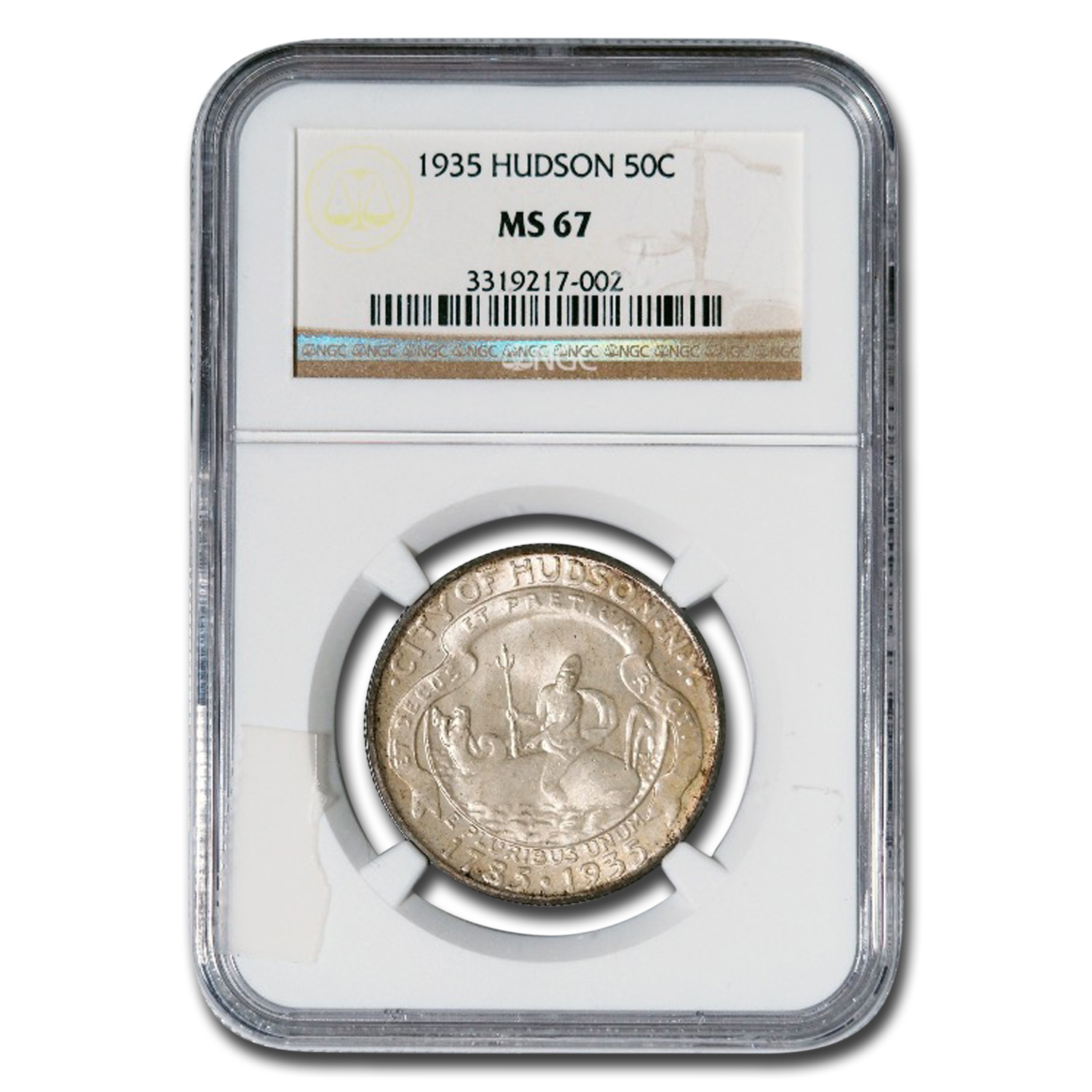 Buy 1935 Hudson Half Dollar Commem MS-67 NGC