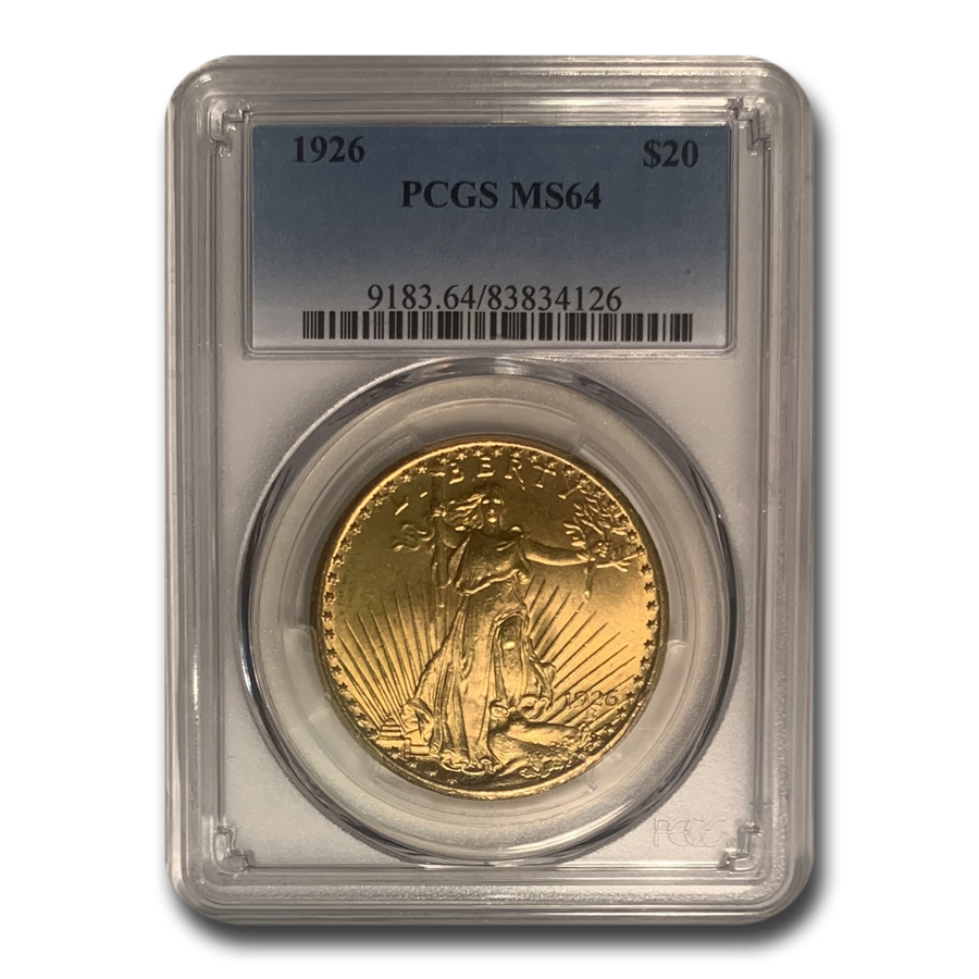 Buy 1926 $20 Saint-Gaudens Gold Double Eagle MS-64 PCGS