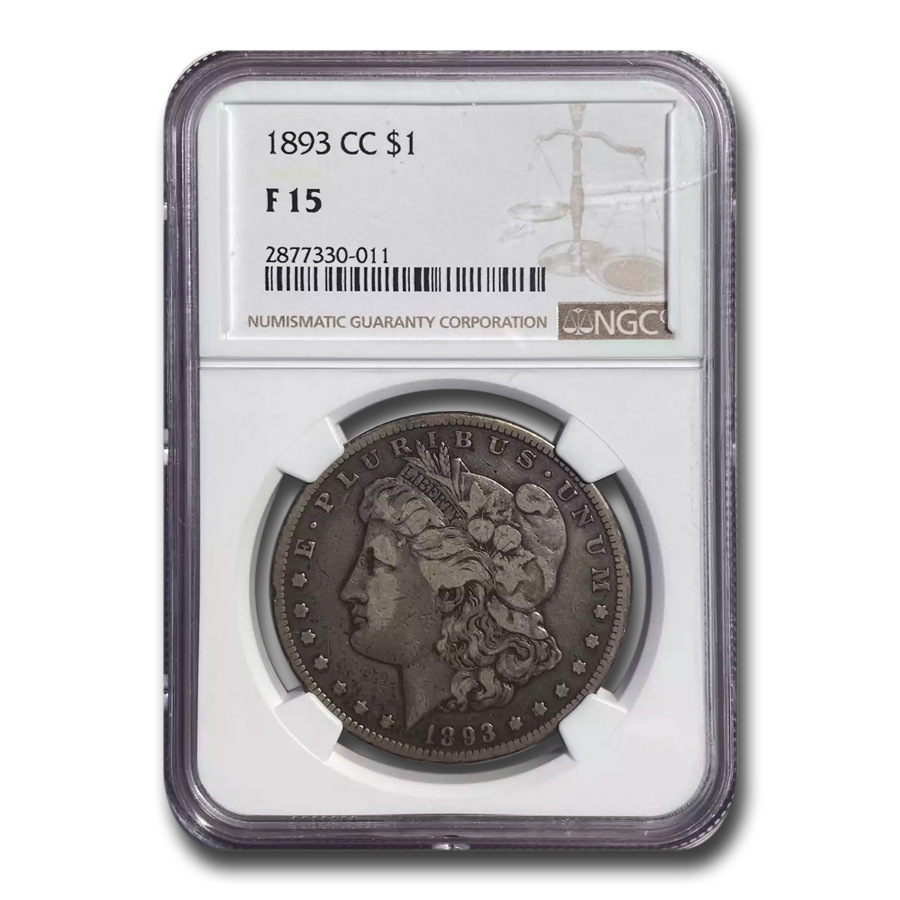 Buy 1893-CC Morgan Dollar Fine-15 NGC