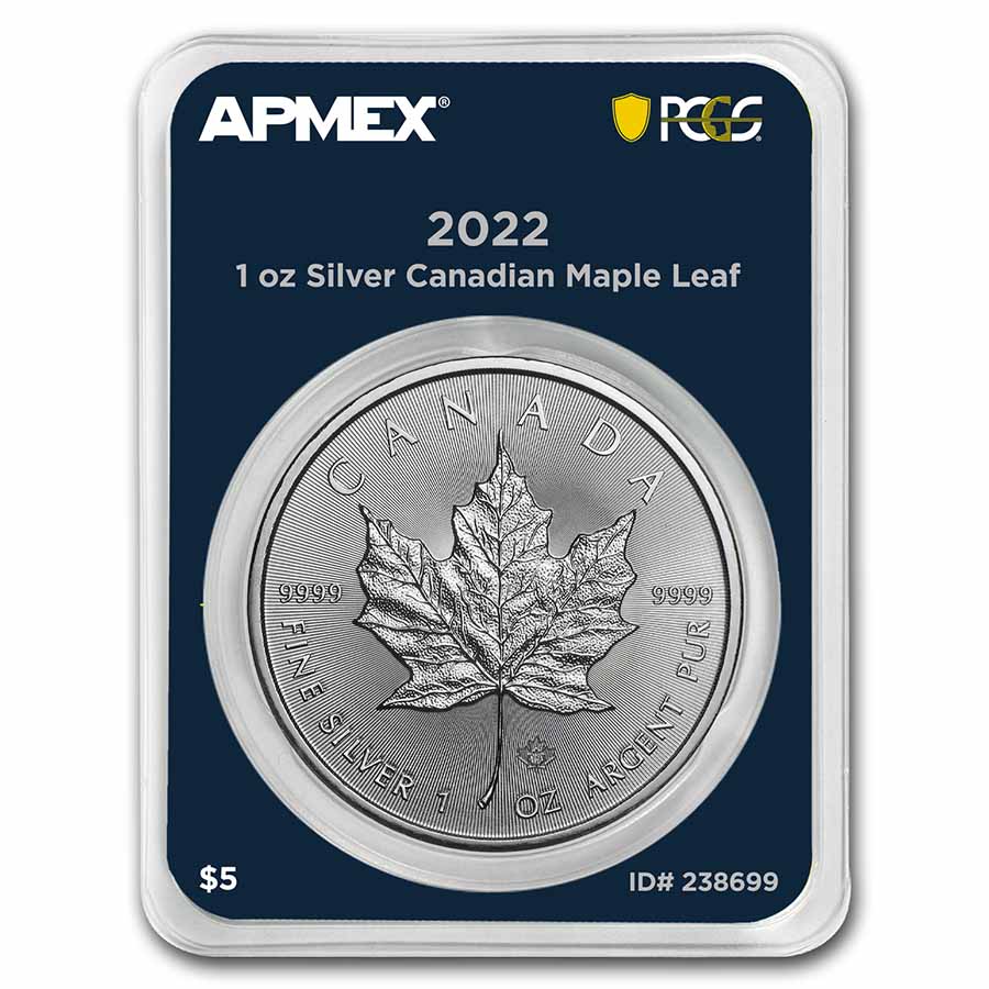 Buy 2022 Canada 1 oz Silver Maple Leaf (MD? Premier Single + PCGS FS)