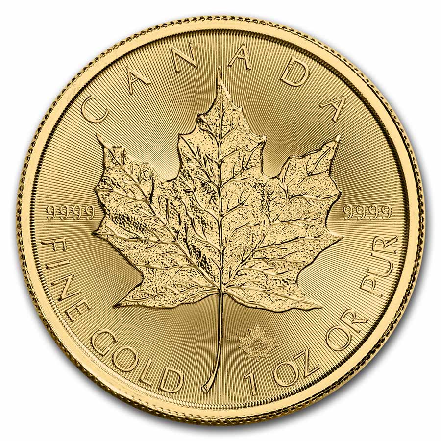 Buy 2022 Canada 1 oz Gold Maple Leaf BU