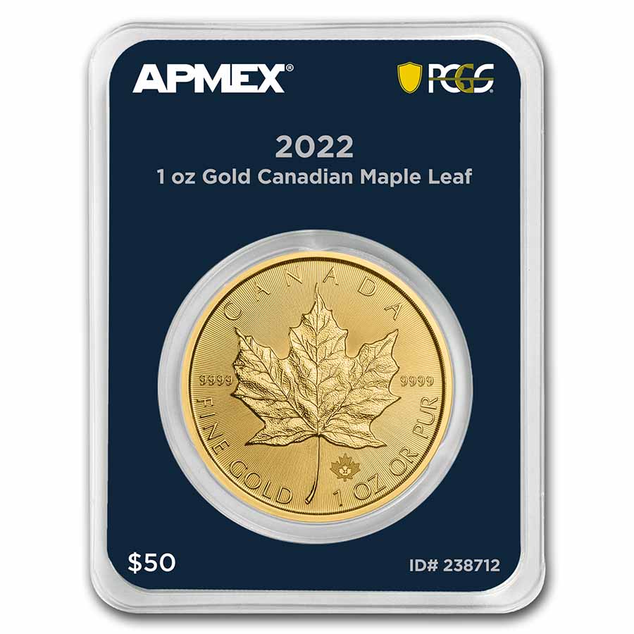 Buy 2022 Canada 1 oz Gold Maple Leaf (MD? Premier Single + PCGS FS)
