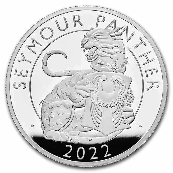 Buy 2022 5 oz Ag Royal Tudor Beasts Seym Pan Pf Box - Click Image to Close
