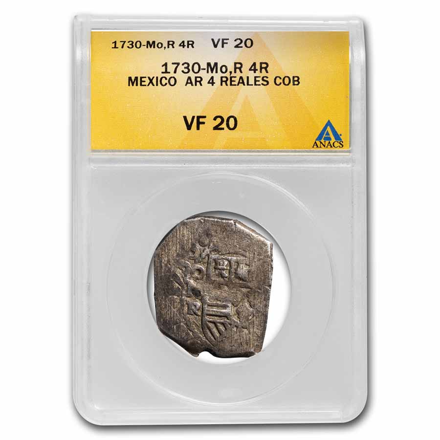 Buy 1730-Mo R Mexico Silver 4 Reales VF-20 ANACS - Click Image to Close