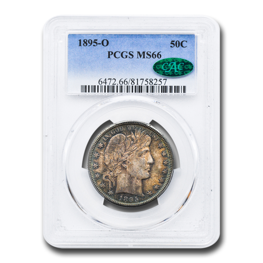 Buy 1895-O Barber Half Dollar MS-66 PCGS CAC