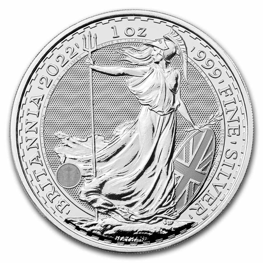 Buy 2022 Great Britain 1 oz Silver Britannia BU - Click Image to Close