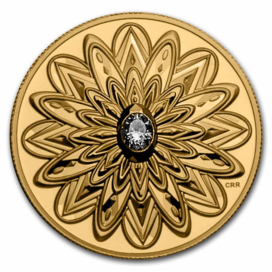Buy 2021 Canada Proof Gold $200 Forevermark Black Label Oval UHR