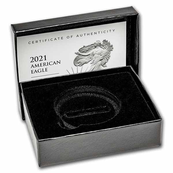 Buy OGP Box & COA - 2021-W Silver Eagle Proof (Type 2, OGP Only) - Click Image to Close