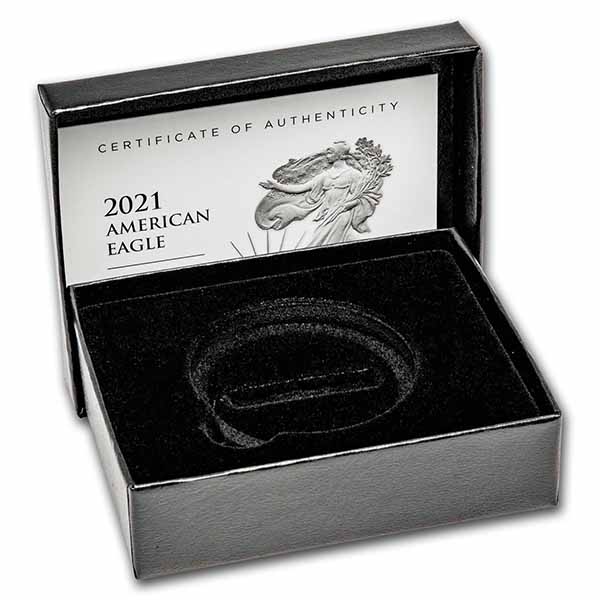 Buy OGP Box & COA - 2021-S Silver Eagle Proof (Type 2, OGP Only) - Click Image to Close
