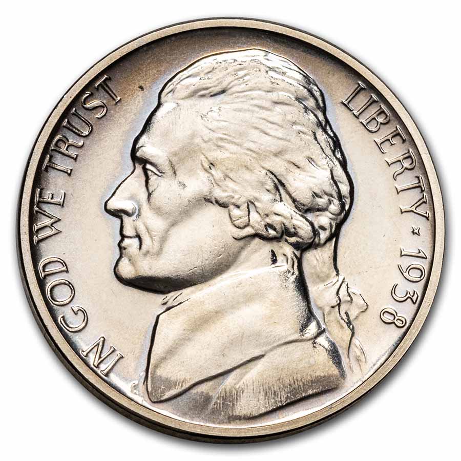 Buy 1938 Jefferson Nickel Proof