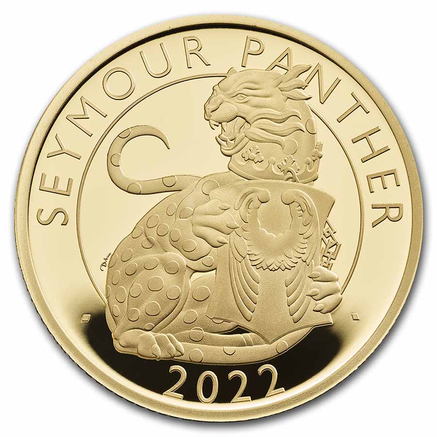 Buy 2022 1/4 oz Gold Royal Tudor Beasts Panther Proof (Box/COA)