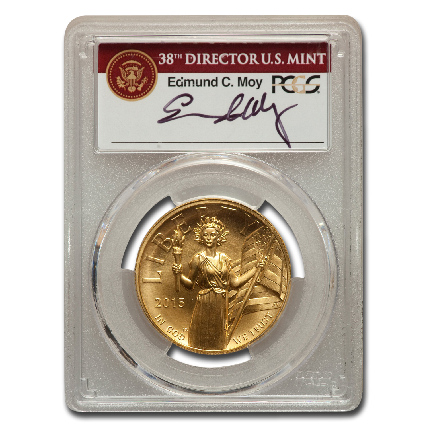 Buy 2015-W High Relief Liberty Gold MS-70 PCGS (Moy, FS)