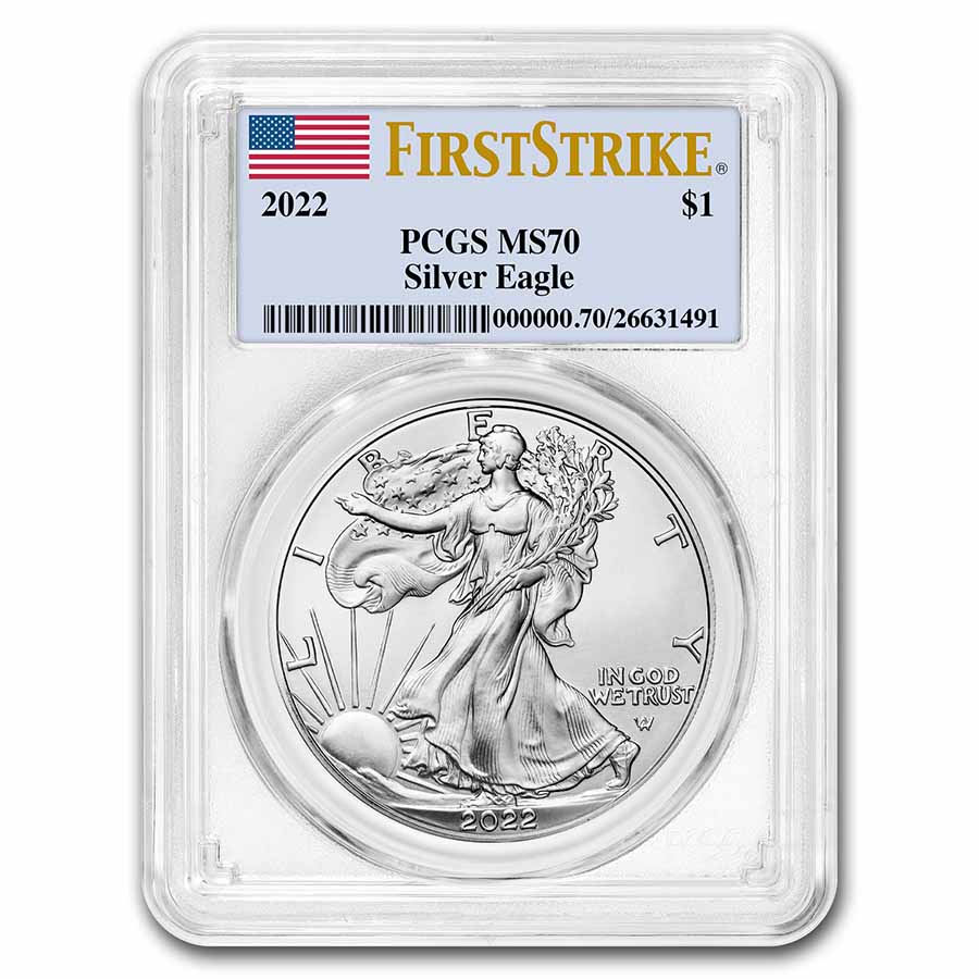 Buy 2022 American Silver Eagle MS-70 PCGS (FirstStrike?)