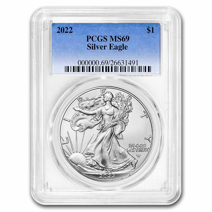 Buy 2022 American Silver Eagle MS-69 PCGS