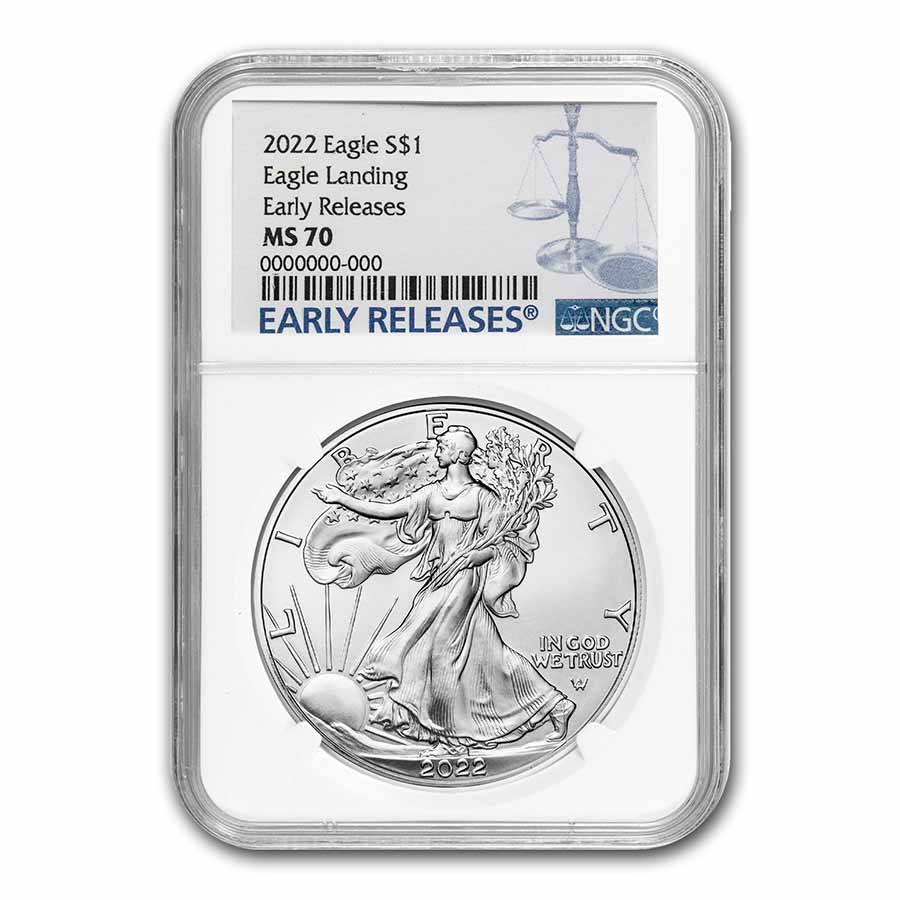Buy 2022 American Silver Eagle MS-70 NGC (Early Release)