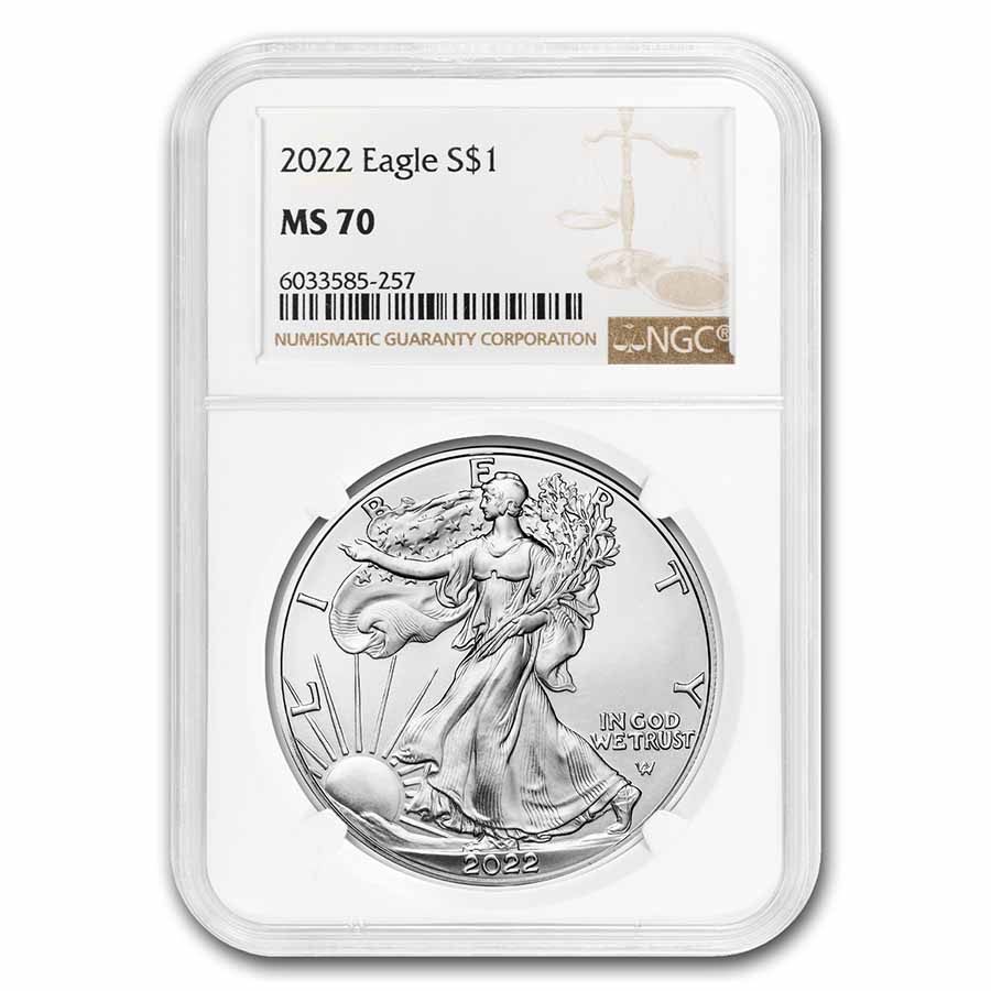 Buy 2022 American Silver Eagle MS-70 NGC