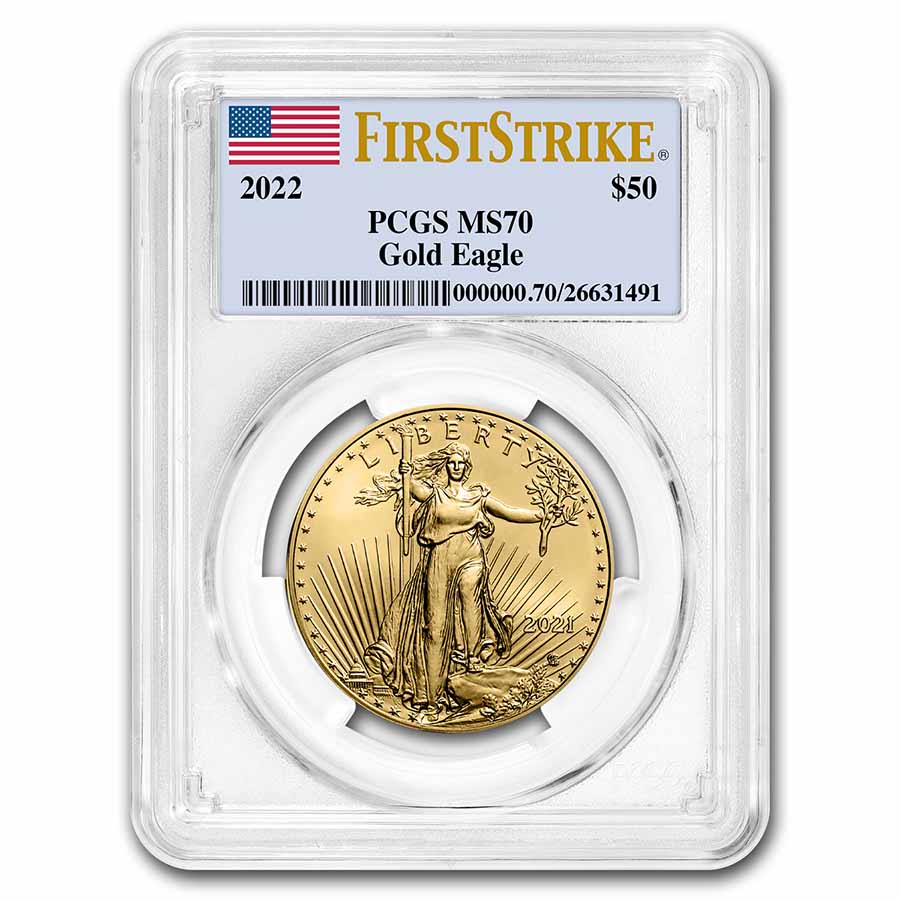 Buy 2022 1 oz American Gold Eagle MS-70 PCGS (FirstStrike?)