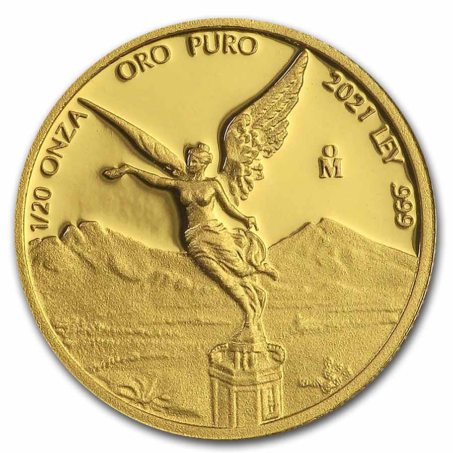 Buy 2021 Mexico 1/20 oz Proof Gold Libertad