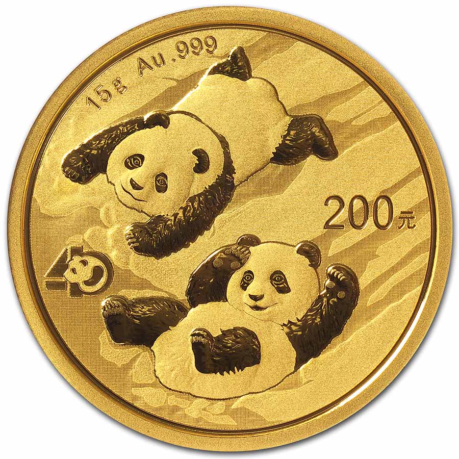 Buy 2022 China 15 gram Gold Panda BU (Sealed)