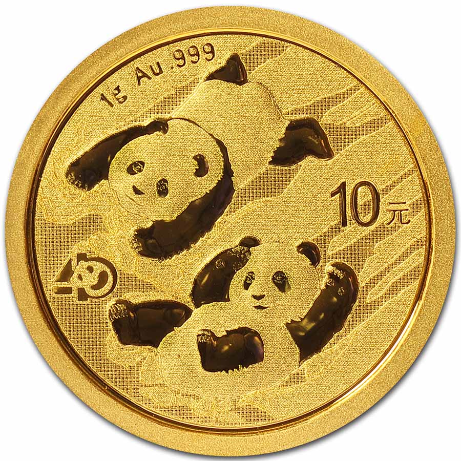 Buy 2022 China 1 gram Gold Panda BU (Sealed)