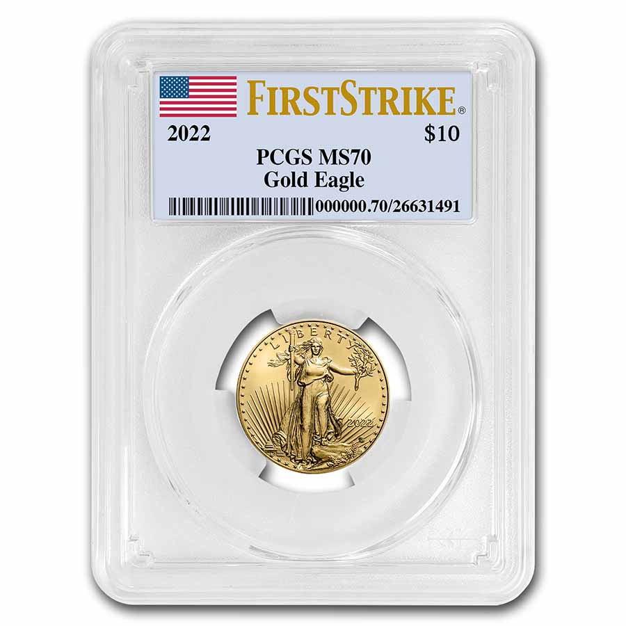 Buy 2022 1/4 oz American Gold Eagle MS-70 PCGS (FirstStrike?)
